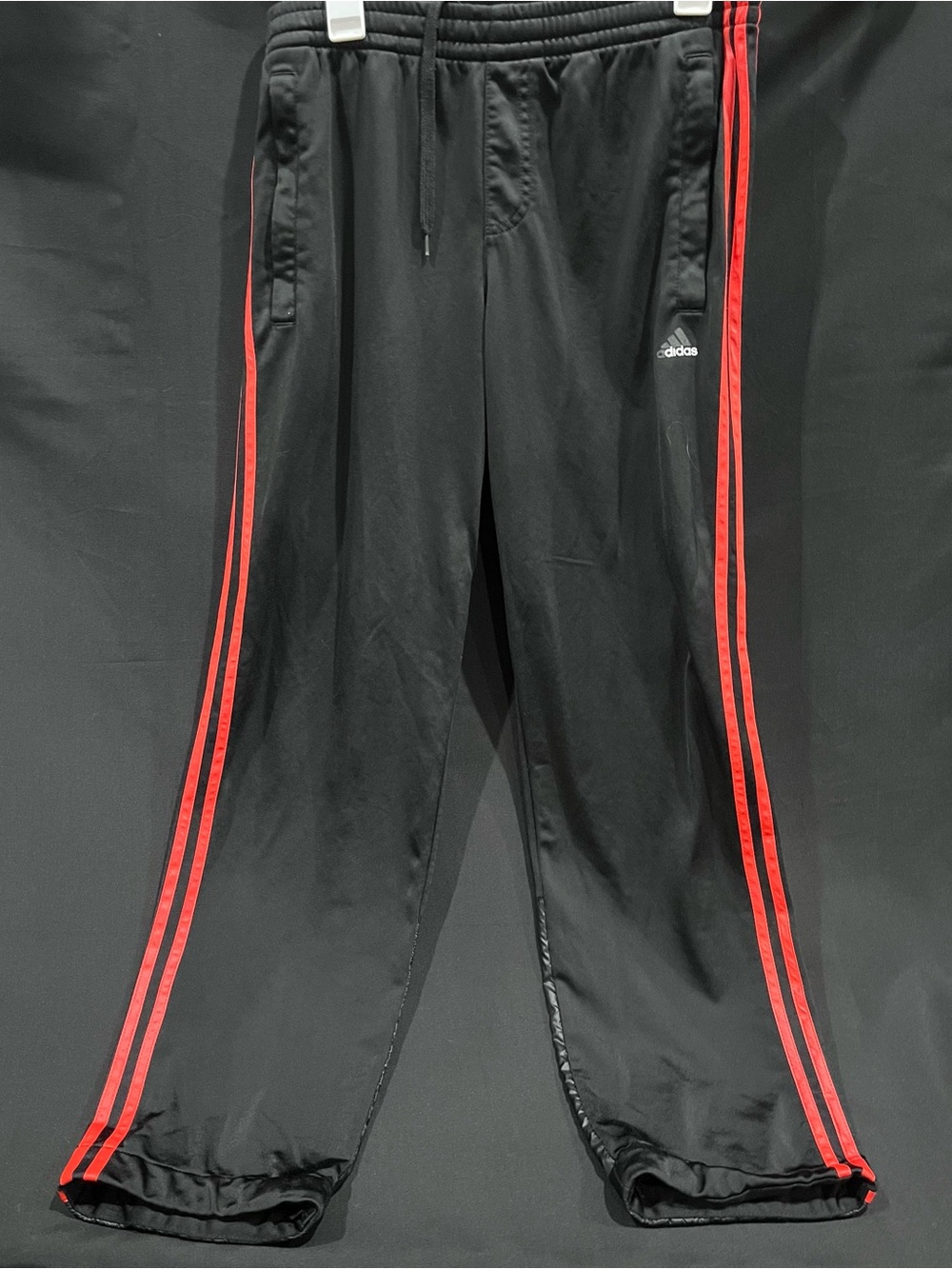Adidas Men 3 Stripe Track Pant Black Rd Athletic Warmup Joggers